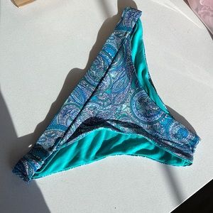 Paisley Printed Bikini Bottoms
